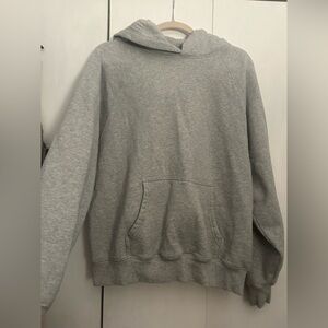 Aritzia Gray Sweatfleece Hoodie Mega Raglan
